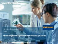 Abteilungsleitung Maschinentechnik (m/w/d) - Amt Wachsenburg