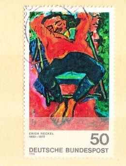 BRD Briefmarken Erich Heckel (446) - Hamburg