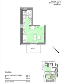 RESERVIERT / NAH AN DER STADT WOHNEN UND INVESTIEREN - KfW-Förderung für klimafreundlichen Neubau - Würzburg / Versbach (WE 4) RESERVIERT - Würzburg