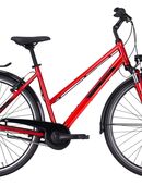 Neu❗PEGASUS Solero SL 8 Gang chrome crimson red Damenrad in 52525
