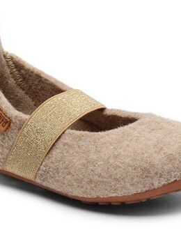 Bisgaard bisgaard ballet wool Hausschuh Ballerina, Schlupfschuh mit praktischem Gummizug
