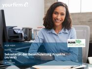 Sekretariat der Bereichsleitung Projekte (m/w/d) - Herten