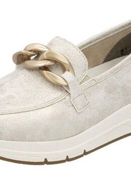 Rieker Loafer, Slipper, Slip-on Sneaker, Halbschuh mit modischer Zierkette