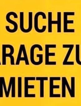 Suche Garage in Meißner-Abterode zum mieten - Meißner