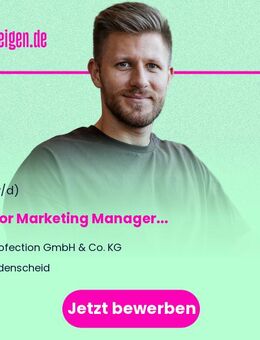 Senior Marketing Manager (m/w/d) - Lüdenscheid