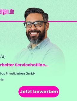 Mitarbeiter Servicehotline (m/w/d) - Berlin