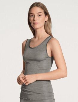 CALIDA Tanktop True Confidence Rundhals, atmungsaktiv, wärmend, elastisch, Feinripp-Qualität