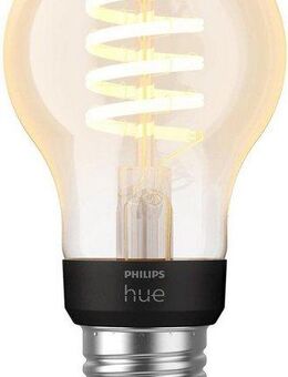 Philips Hue LED-Filament White Ambiance E27 Einzelpack Filament 300lm, E27, 1 St., Warmweiß, CCT-Farbtemperatursteuerung - warmweiß bis tageslichtweiß