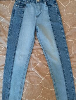 Tolle Mädchen Jeanshose, zweifarbig, Gr. 152 - Waiblingen