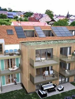 Gaienhofen / Höri: 3-Zimmer Galerie-Neubauwohnung mit Südbalkon + Dachterrasse + Seesicht - Gaienhofen