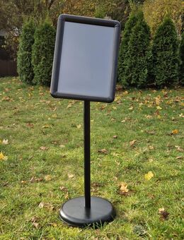 Infoständer MIETEN, Kundenstopper, Infotafel DIN A4 - Deutsch Evern
