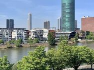 Luxuriöses Wohnen am Frankfurter Flussufer: Skyline und Südbalkon. - Frankfurt (Main)