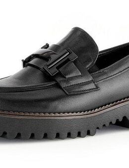 Gabor FLORENZ Loafer, Blockabsatz, Slipper, Businessschuh in Bequemweite G (weit)