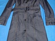 NEU * Klassisch * edel * Original VINTAGE * Jeans - Look * Trench- Coat * Mantel "H&M" Gr. 36- 38, 40/ S- M * schwarz * - Riedlingen