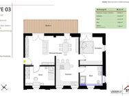 Denkmal AFA - Charmante 3-Zimmer-Wohnung mit großem Südbalkon im denkmalgeschütztem Linderhof in Scheßlitz bei Bamberg - Bamberg