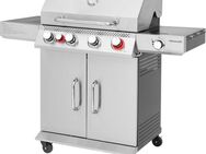 Hanseatic Gasgrill Memphis, 19 kW Gesamtleistung, Infrarot-Heckbrenner, Hochleistungs-Turbobrenner