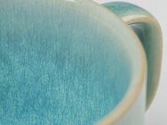 Gipfelstück Tasse Tiefer See, Steinzeug, Scandi-Style, Reaktivglasur, jedes Stück ein Unikat, 4-teilig