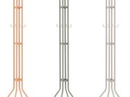 Spinder Design Garderobenständer Jessy, (1 St), Platzsparender Garderobenständer aus Stahl, 8 Haken & Schirmständer