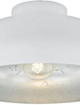 EGLO Deckenleuchte MOGANO, ohne Leuchtmittel, Deckenleuchte Industrial, Vintage, Flurlampe Decke mit E27 Fassung