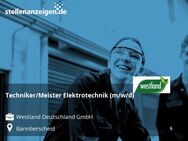 Techniker/Meister Elektrotechnik (m/w/d) - Bannberscheid