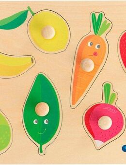 Haba Steckpuzzle Obst & FarbenFarben, Puzzleteile