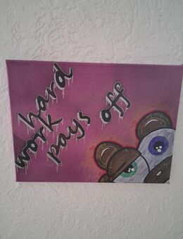 Graffiti Kunst Leinwand / canvas - Dahn Zentrum