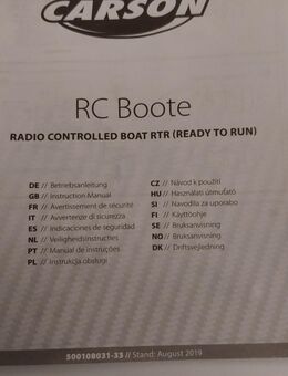 Elektro Modellboot - Weyhe