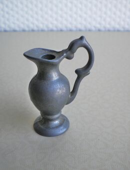 Zinn-Krug,Miniatur,ca. 66g,Alt,ca. 5,5 cm - Linnich