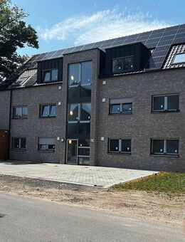 IMMOBILIEN GUMNIOR präsentiert: 3-Zimmer-Neubauwohnung im Obergeschoss mit Balkon im KfW 40+-Effizienzhaus-Standard - Rheine