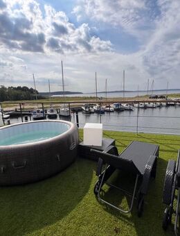 LUXUS Hausboot - 3 Etagen - 100m² Wohnen + 120 m² SONNENTERRASSE - Kamin, Kino, komplett individuell - Schwielowsee