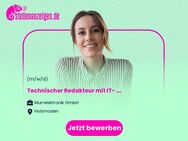 Technischer Redakteur mit IT- und WEB-Kenntnissen (m/w/d) - Berlin