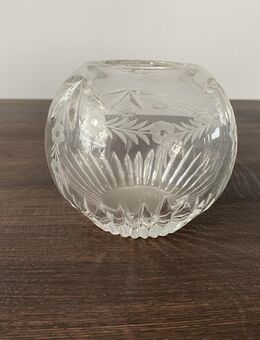 Glas Vase mit Verzierungen ⭐NEU⭐ - Vilshofen (Donau) Zentrum