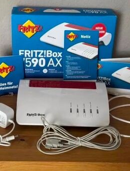 Fritz Box 7590 AX neuwertig mit Zubehör - Arnsberg