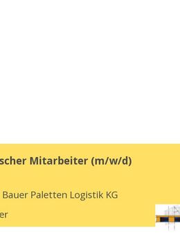 Kaufmännischer Mitarbeiter (m/w/d) - Trierweiler