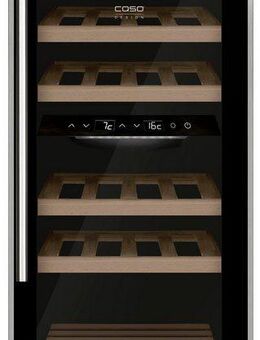 Caso Weinkühlschrank 644, für 24 Standardflaschen á 0,75l,WineComfort 24 black