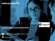 (Junior) Legal Counsel (m/w/d) - Göttingen
