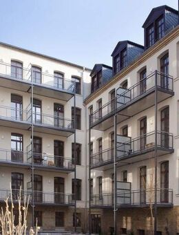 Zum Innenhof gelegene 2-Zimmer-Wohnung im sanierten Fabrikgebäude mit Balkon ! - Leipzig