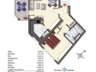 2-Raum-Wohnung mit Balkon und Garage, nur 700 m zum Kulkwitzer See" - Markranstädt