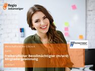 Freiberuflicher Bevollmächtigter (m/w/d) Mitgliedergewinnung - Erfurt