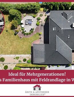 Ideal für Mehrgenerationen! Großzügiges Familienhaus mit Feldrandlage in Wiedenbrück - Rheda-Wiedenbrück