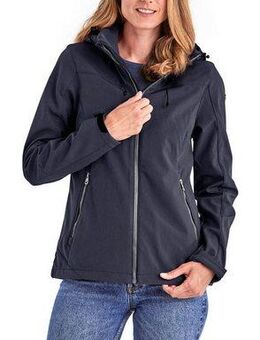 Killtec Softshelljacke Damen Softshelljacke Wasserabweisende, winddichte Softshelljacke mit abnehmbarer Kapuze