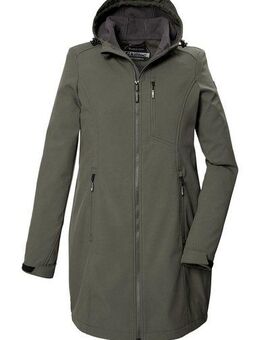 Killtec Softshellparka KOS 370 WMN SFTSHLL PRK Winddichter Damen Softshell Parka, wasserabweisend, atmungsaktiv