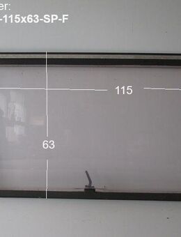 Wilk-Wohnwagenfenster Roxite 94 D399 Polyplastic ca 115 x 63 gebr. (Roxite 94 D399) zB 540/545 BJ89/90 - Sonderpreis - Schotten Zentrum