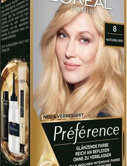 L'ORÉAL PARIS Coloration Préférence, Packung, 3-tlg., mit Grauabdeckung