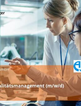 Leiter Qualitätsmanagement (m/w/d) - Tönisvorst