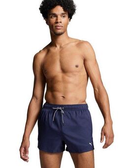 PUMA Badeshorts PUMA SWIM MEN SHORT LENGTH SWIM SHORTS mit seitlichen Eingriff-Taschen, Gesäßtasche mit Klettverschluss