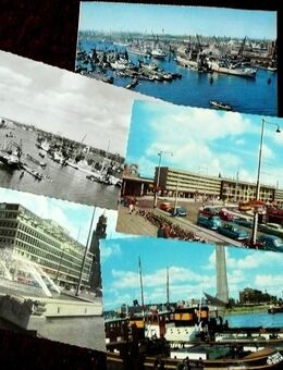 5 tolle alte Postkarten von Rotterdam - Niederfischbach