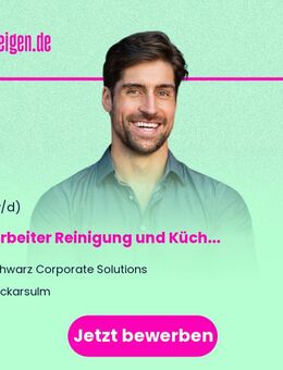 Mitarbeiter Reinigung und Küchenhygiene Restaurant Rötelstraße 35 (m/w/d) - Neckarsulm