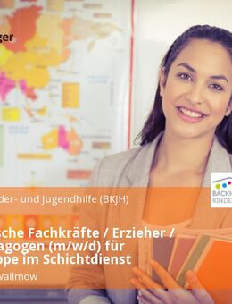 Pädagogische Fachkräfte / Erzieher / Sozialpädagogen (m/w/d) für Wohngruppe im Schichtdienst - Carmzow-Wallmow