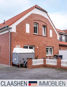 Zentral gelegene Haushälfte mit Terrasse - Norden